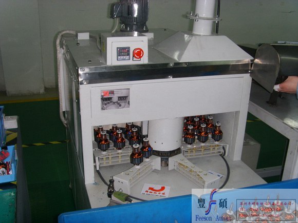 Rotor balance glue oven