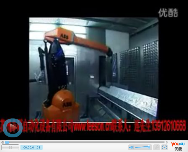 Robot painting spray painting video robot spray coating line